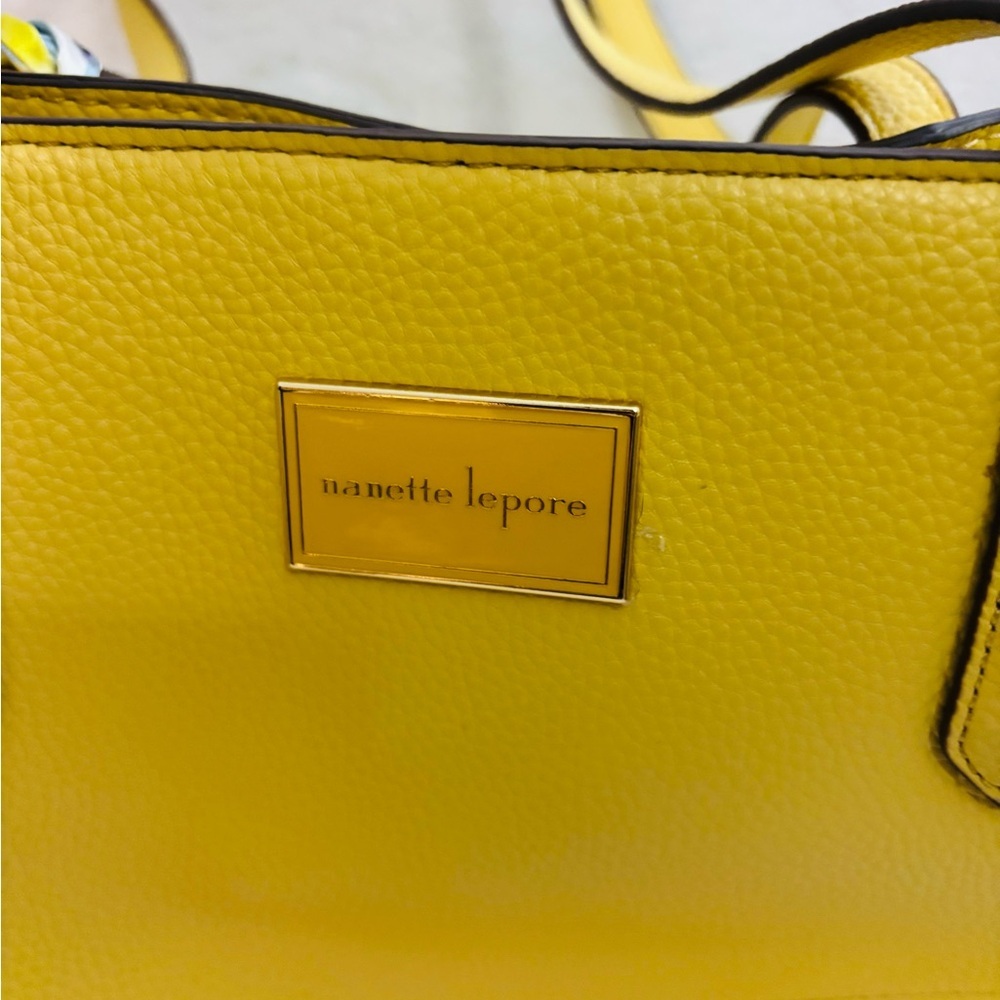 Nanette Lepore Vibrant Yellow Tote - Picture 2 of 8